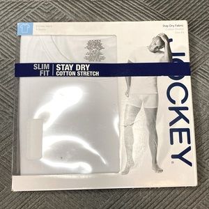 Jockey slim fit cotton tee shirts - 2 pack